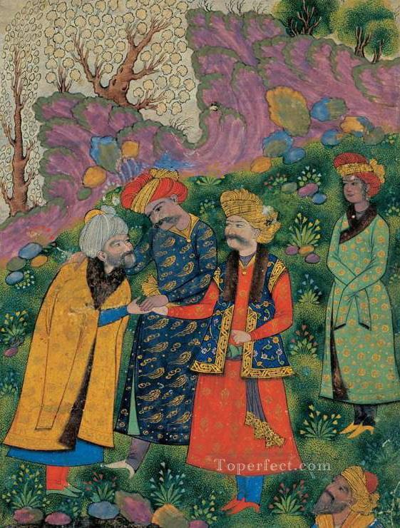Mahmud and Ayaz and Shah Abbas I religious Islam Oil Paintings